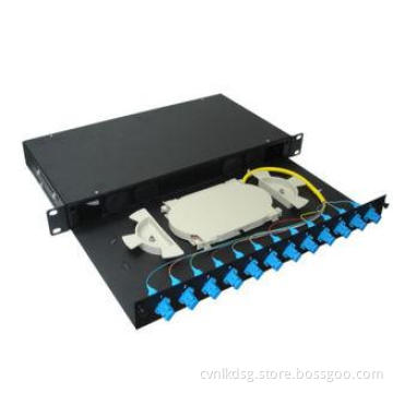 4 ports LAN / WAN Sliding Fiber Optic Terminal Box for FTTH
